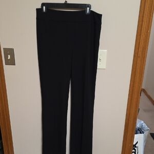 Jones New York Classic Black Straight Leg Pants